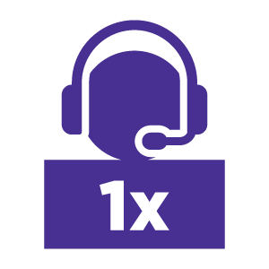purple Astound first time resolution icon